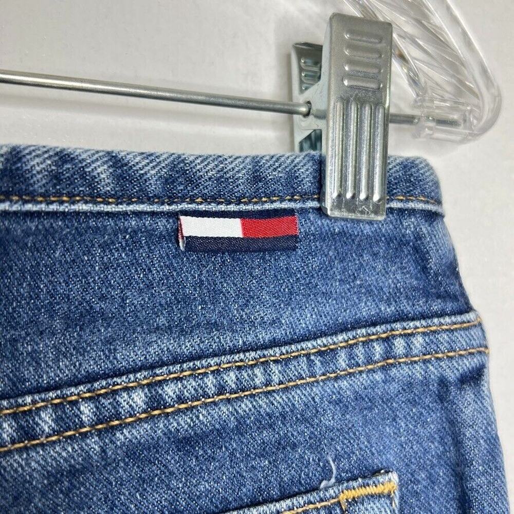 Tommy Hilfiger Blue Denim Vintage 90's Flare Bell Bottom Jeans Size 9 Women's - Picture 7 of 13